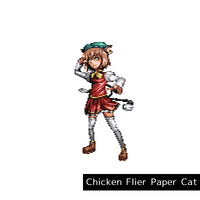 Chicken Flier Paper Cat