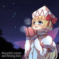 Beautiful winter and Resting fairy
